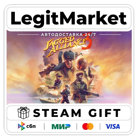 Jagged Alliance 3 / Steam АВТО / РУ + МИР