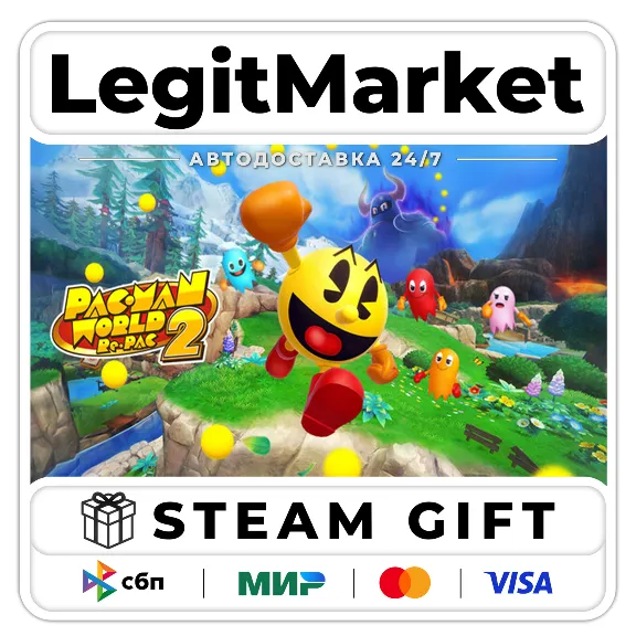 PAC-MAN WORLD 2 Re-PAC / Steam АВТО / РУ + МИР