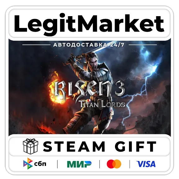 Risen 3 - Titan Lords / Steam АВТО / РУ + МИР