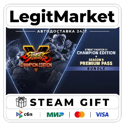 Street Fighter V: Champion Edition + Season 5 Premium Pass Bu / Steam АВТО / РУ + МИР
