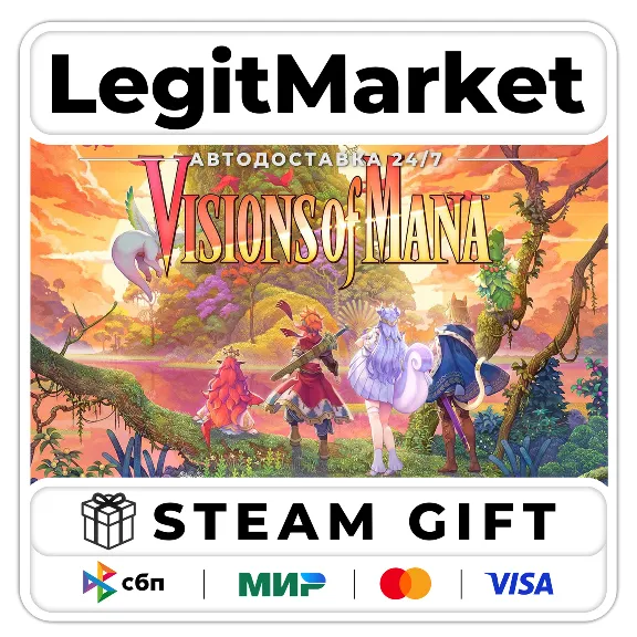 Visions of Mana / Steam АВТО / РУ + МИР