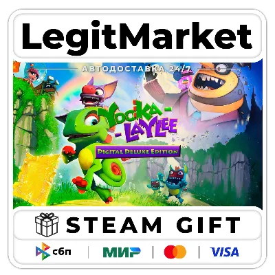 Yooka-Laylee Digital Deluxe Edition / Steam АВТО / РУ + МИР