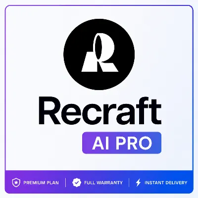 АПГРЕЙД Recraft AI Basic/Advanced/Pro 1–12 мес | ОФИЦИАЛЬНО, ПОЛНАЯ ГАРАНТИЯ