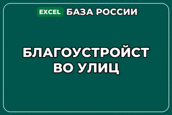 База компаний по теме Благоустройство улиц в России