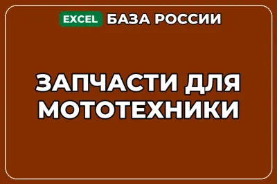 База компаний по теме Запчасти для мототехники в России