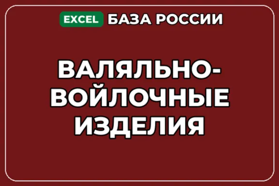 База компаний по теме Валяльно войлочные изделия в России