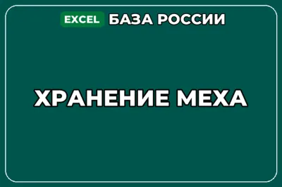 База компаний по теме Хранение меха в России