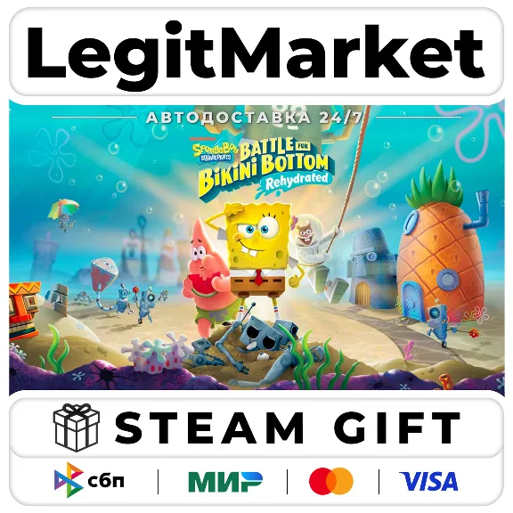 SpongeBob SquarePants: Battle for Bikini Bottom - Rehydrated / Steam АВТО / РУ + МИР
