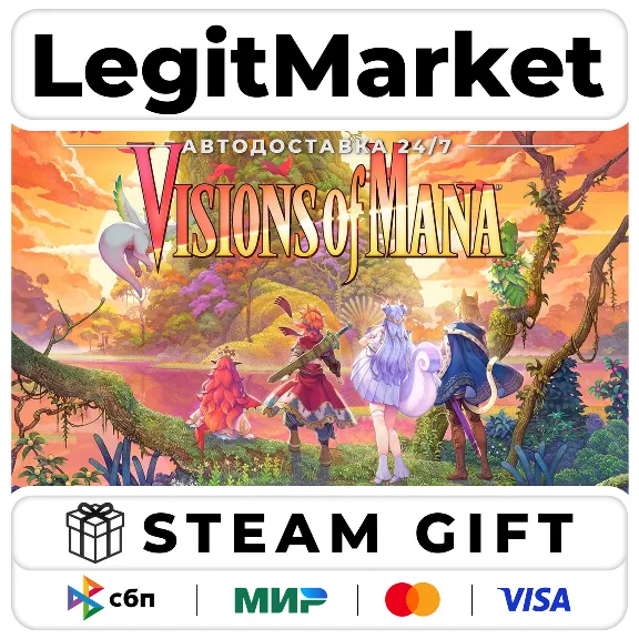 Visions of Mana / Steam АВТО / РУ + МИР