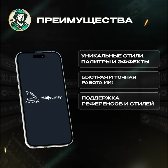 MIDJOURNEY BASIC / STANDARD / PRO | 1 МЕСЯЦ | НА ВАШ АККАУНТ