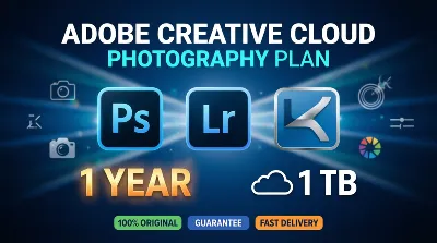 Adobe Creative Cloud Photography Plan Subscription (1 TB) (12 МЕСЯЦЕВ) США