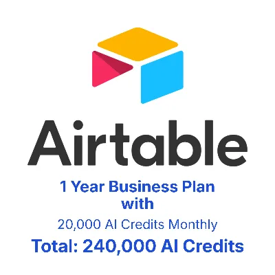 Airtable Business Account – 1 Year with 20,000 AI Credits Monthly
