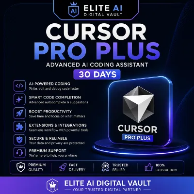 Cursor Pro Plus | Продвинутый AI Помощник для Программирования | Доступ на 30 Дней