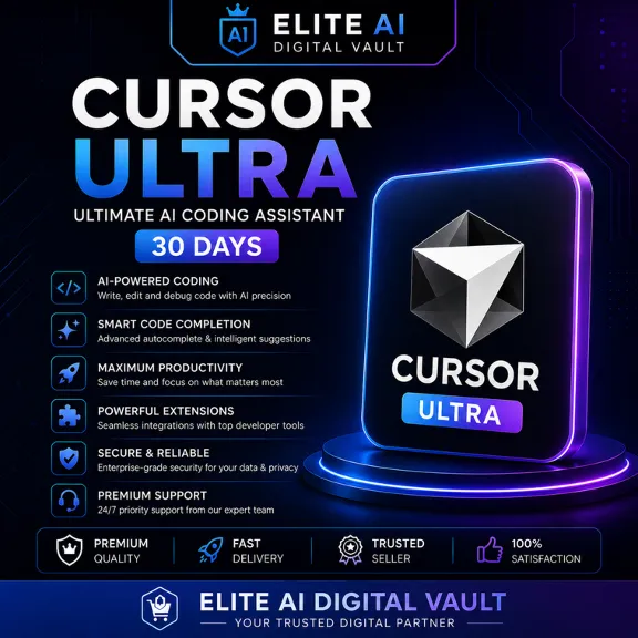 Cursor Ultra | Максимальный AI Помощник для Программирования | Доступ на 30 Дней