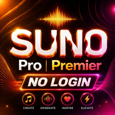 Без авторизации — SUNO AI — PRO/PREMIER — 1 - 12 месяц — Быстрая доставка