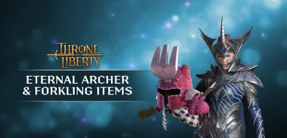 Throne and Liberty — Eternal Archer Outfit and Checkered Forkling Amitoi dlc