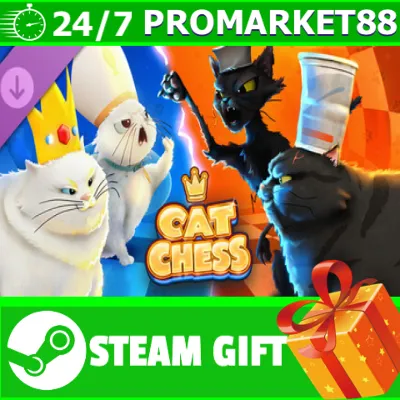 ️ALL COUNTRIES️ Cat Chess Supporter Cat STEAM GIFT