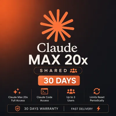 Claude Max 20x Shared Access — 30 Days