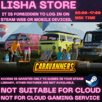 Caravanners: Co-op Open World Camping Steam Offline For 90 days
