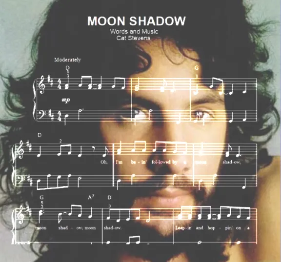 Moon Shadow - Cat Stevens- SheetMusic-ValaMusic