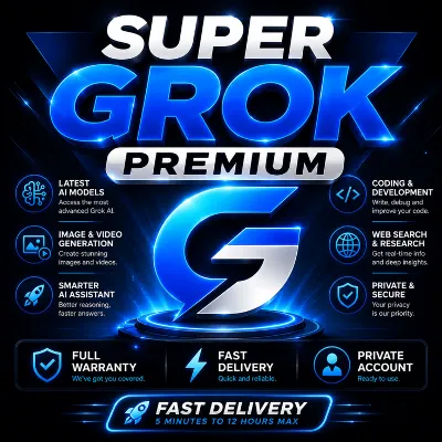 xAI Super Grok 4.5 Premium | Личный аккаунт | 1 / 6 / 12 месяцев | Гарантия