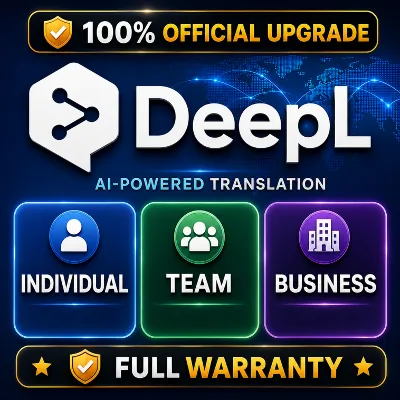 🌍 DeepL Individual / Team / Business | 100% Official Upgrade | FULL WARRANTY