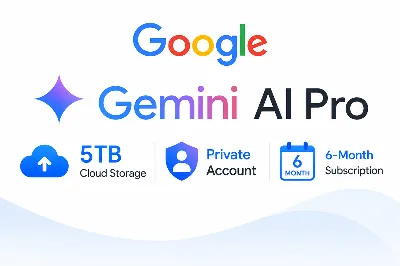 Подписка Google Cloud Storage — 5 ТБ (по всему миру) | Google AI Pro | Gemini | 6 мес