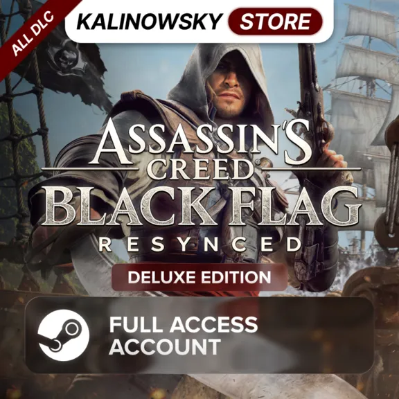 🔥ASSASSIN&acute;S CREED BLACK FLAG RESYNCED DELUXE EDITION — ПОЛНЫЙ ДОСТУП
