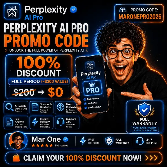 Perplexity AI PRO Promo Code ($200 Value)| Official & Instant Delivery | WARRANTED