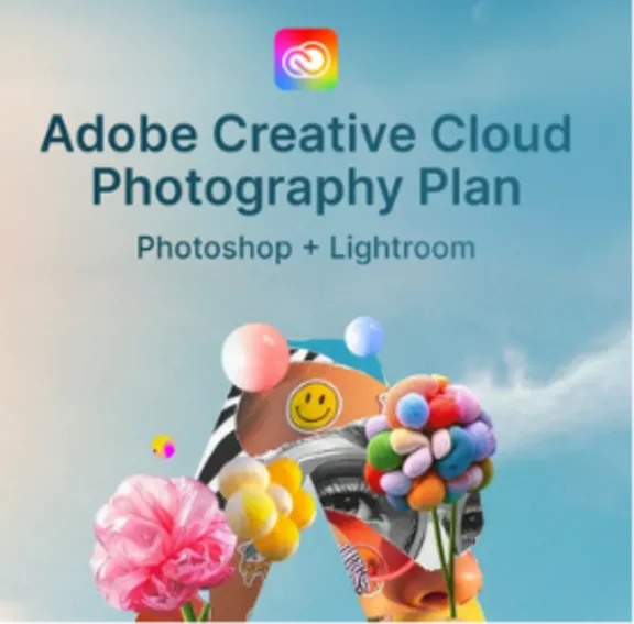 ADOBE PHOTOSHOP +LIGHTROOM 1 MONTH 1000 credits  ACCOUNT