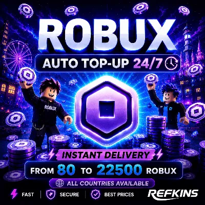 (АВТО 24/7) ROBUX 80-22500 ВСЕ СТРАНЫ | РОБУКСЫ РОБАКСЫ ROBLOX РОБЛОКС ВСЕ РЕГИОНЫ