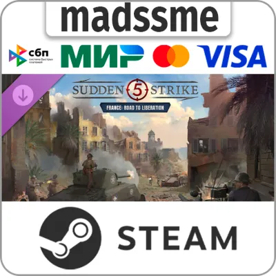 Sudden Strike 5 - France: Road to Liberation * RU/KZ/CIS/TR/CN/AR/IN/BR * DLC * STEAM