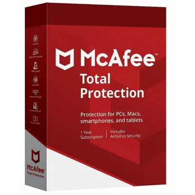 McAfee Total Protection | 10 PCs | 1 year | Download link | Windows only