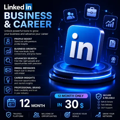 LinkedIn Premium 12 Months — Business & Career Account Activation with Warranty