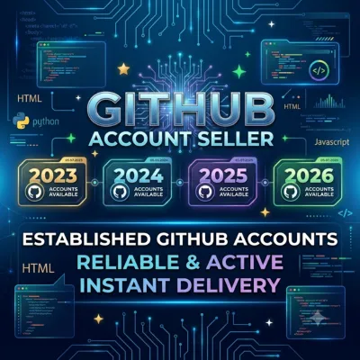 Aged GitHub Accounts (2021 - 2026) | Private Account | Instant Delivery ✅