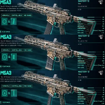 Battlefield 2042 - M5A3-1.25x-2.5x, script for logitech