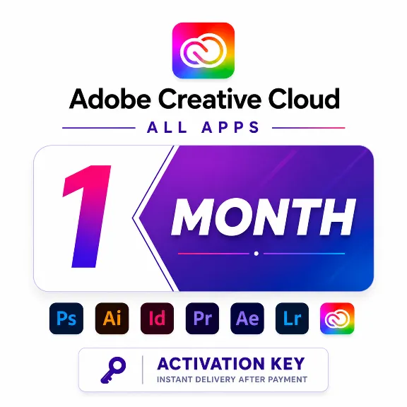 [АВТО24/7] Adobe Creative Cloud PRO на 1 месяц (КЛЮЧ АКТИВАЦИИ)