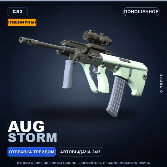 Souvenir AUG | Storm | Well-Worn · Counter-Strike 2 skin