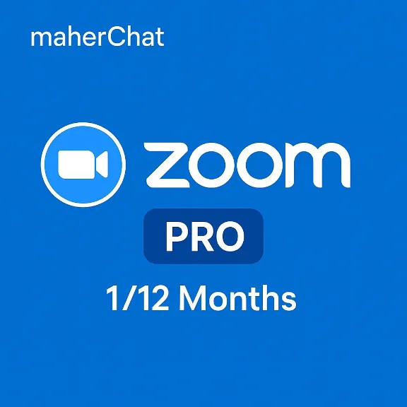 Zoom Workplace Pro 12 месяцев, новый аккаунт
