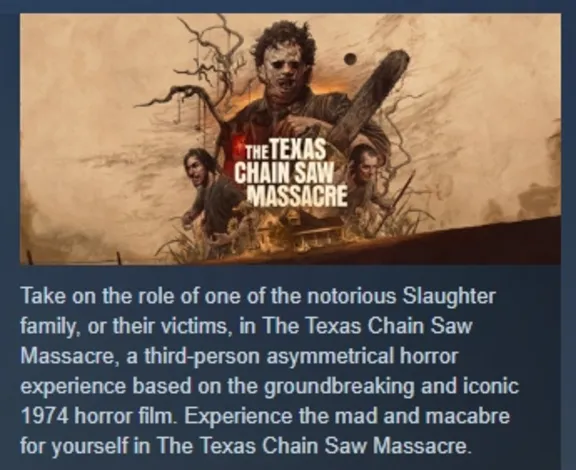 The Texas Chain Saw Massacre 💎 AUTODELIVERY STEAM GIFT INSTANTLY