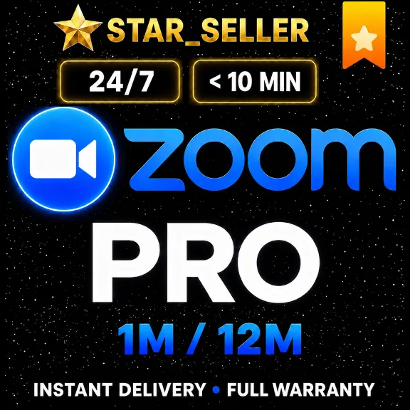 Zoom Workplace Pro — 1/12 Месяц, Быстрая Настройка 24/7