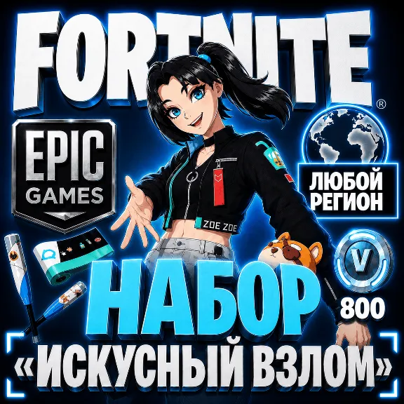 НАБОР ФОРТНАЙТ ИСКУСНЫЙ ВЗЛОМ | ЛЮБОЙ РЕГИОН EPIC GAMES | БЫСТРО