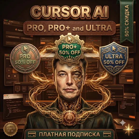 ⭐ Cursor AI Pro | Самая низкая цена | Скидка 50% | Безопасная активация