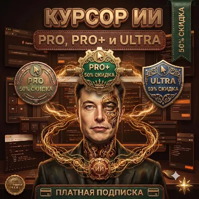 ⭐ Cursor AI Pro | Самая низкая цена | Скидка 50% | Безопасная активация
