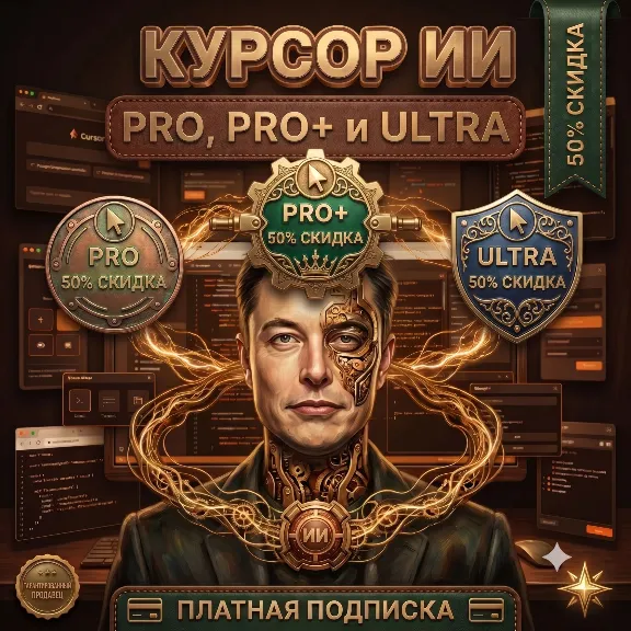 ⭐ Cursor AI Pro | Самая низкая цена | Скидка 50% | Безопасная активация