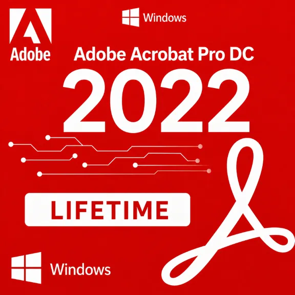 Adobe Acrobat Pro DC 2022 Windows 1 Device Lifetime Key