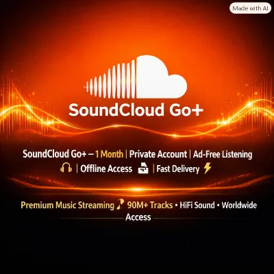 🎵🔥 SoundCloud Go+ | 1 месяц личный аккаунт 🎧 | Мгновенная доставка ⚡ Скидка 90%✅