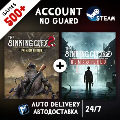 The Sinking City 1 Remastered + The Sinking City 2 + 500 GAMES STEAM ACCOUNT