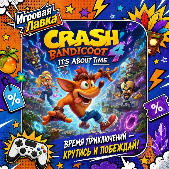 Crash Bandicoot 4: It’s About Time | PlayStation | PS5 | Region selection