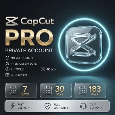 CapCut Pro Private Account | 7 дней / 1 месяц / 6 месяцев | Быстрая доставка